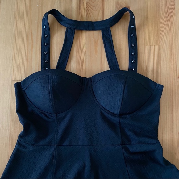 NWOT Material Girl Black Studded Dress - Picture 5 of 16